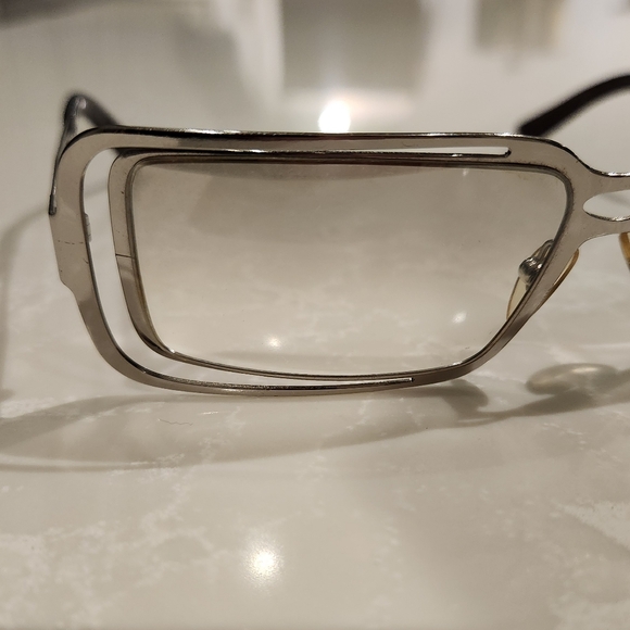 Throwback MOSCHINO 3182-S Metal Frame Double Rim Sunglasses Mase Italy 54-15-130 - Picture 3 of 9